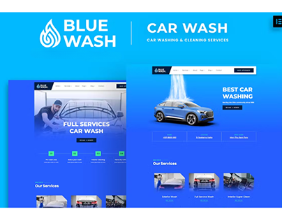 Website design for Car Washing company