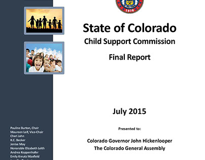 State of Colorado Child Support Commission Report
