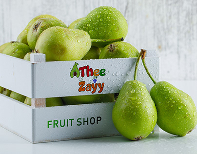 AThee Zay - Fruit Shop Logo Branding