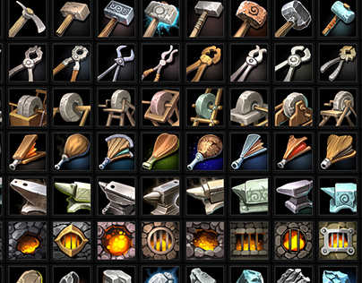RPG Blacksmithing Icons
