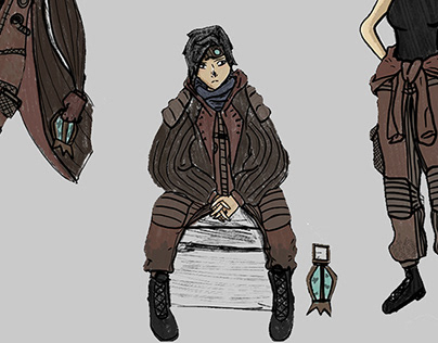 Arya (Model Sheets and Concept Art)