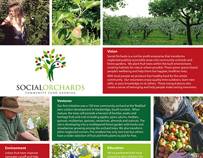 A1 poster for Social Orchards