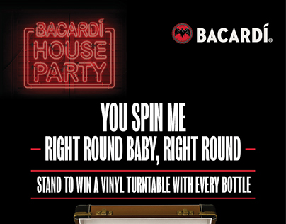 Bacardi House Party, Giveaway Concept