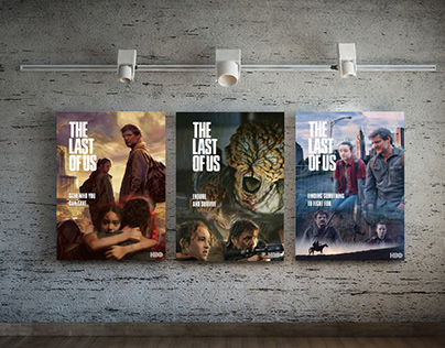 "The last of Us" Posters -photoshop final project