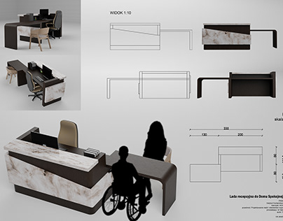 Second version of reception counter for retirement home
