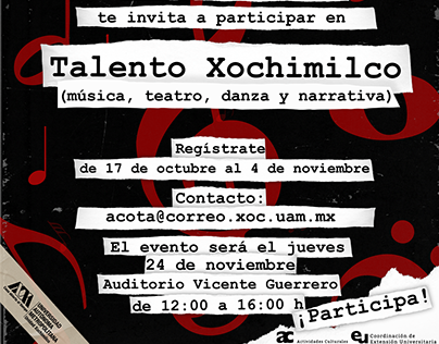 Promoción institucional (Talento Xochimilco)
