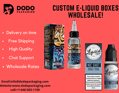 Custom E Liquid Boxes Wholesale