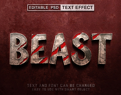 Project thumbnail - Beast Editable Text Effect
