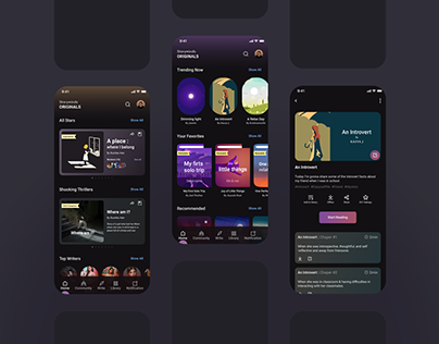 Storytelling App UI Kit