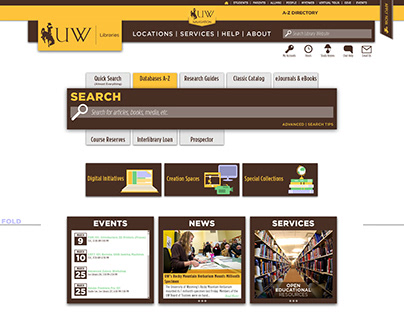 University of Wyoming Libraries Webpage Refresh