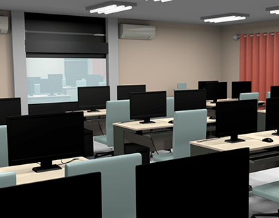 Class Room Lab D 3D