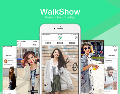 WalkShow fashion app/mobile web