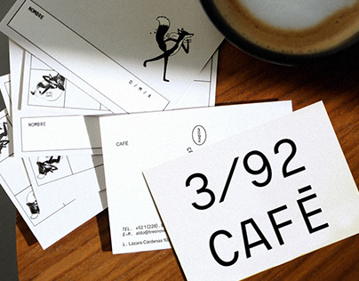 CAFÉ 3/92 - Visual Identity, Packaging