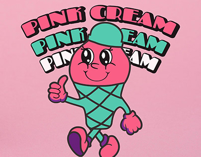 Logo-Mascot 'Pink Cream'