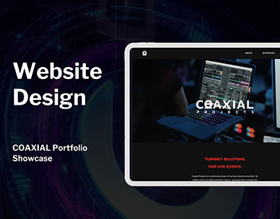 Project thumbnail - Coaxial Projects Website Design