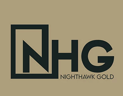 Nighthawk Gold Visiting Card Design