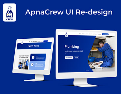 ApnaCrew Website UI Re-Design