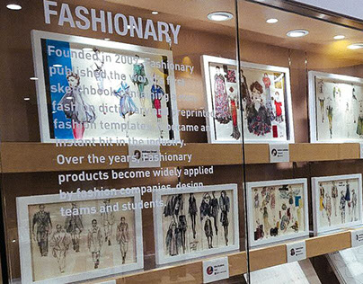Fashionary exhibition in Metrobooks, Hong Kong