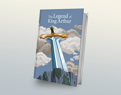 Arthurian Legend Cover Illustration + Typography