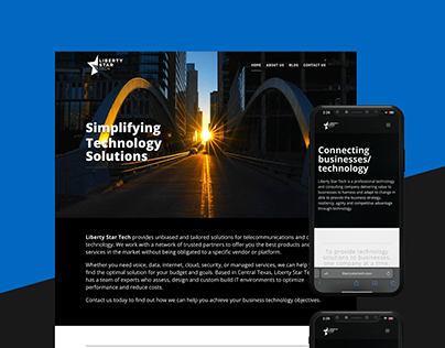 Liberty Star Tech Website Design and Dev.