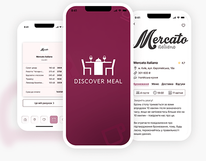 Mobile App Discover Meal | Case study UI/UX