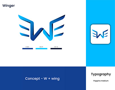 Logo design, logo, winger logo design