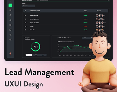lead Management UX UI Desigen