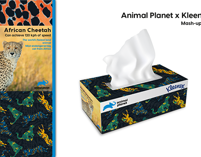 Product Mockup - Animal Planet x Kleenex
