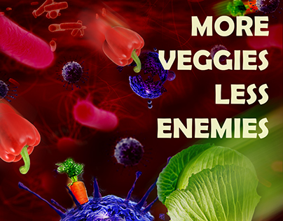 "More veggie Less enemies." Campaign
