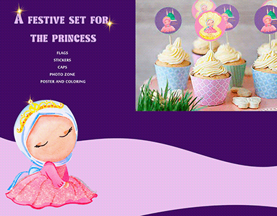 A festive set for the princess