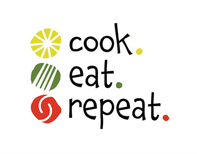 Cook.Eat.Repeat. Identity and Branding
