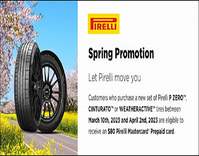 Pirelli 2023 Spring Promotion