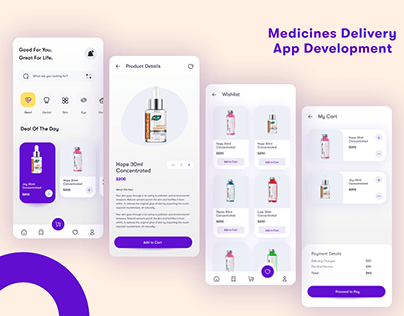 Medicines delivery app development