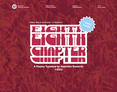 Eighth Chapter - FREE Bold Display Typeface