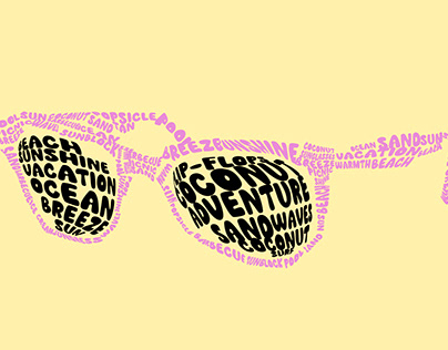 Sunglasses Typeography