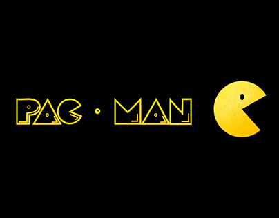 Pac Man - Logo Animada