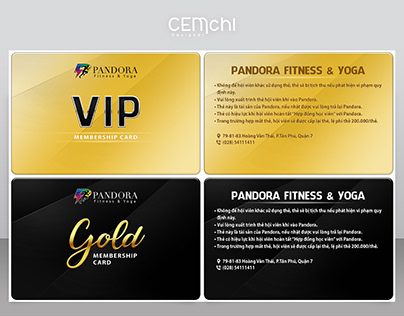 PANDORA Fitness & Yoga - Membership Card
