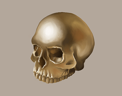 Project thumbnail - Gold Skull
