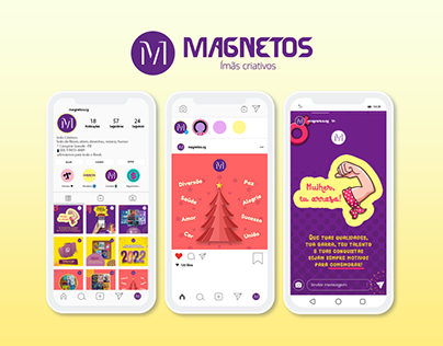 Magnetos - Social Media e ID Visual