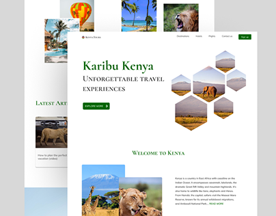 KenyaTours Travel Website