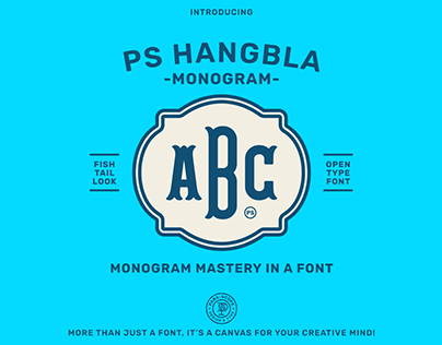 3 Letter Monogram Maker - PS Hangbla