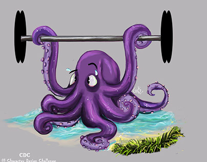 Animal Olympics "Octopus" Character Design Challenge