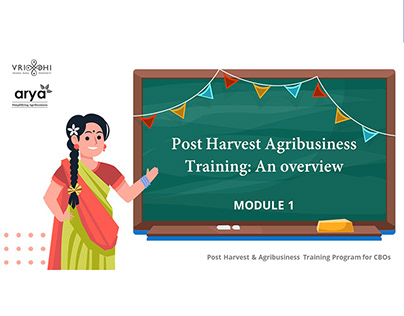 Post Harvest Agribusiness Training