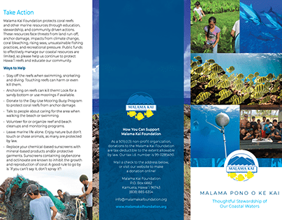 Malama Kai Foundation Brochure