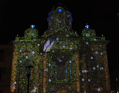 Christmas Projection Mapping 2017 - Cali - Colombia