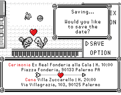 Invito matrimonio pokemon