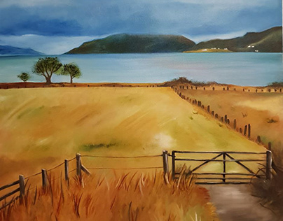 "Inverness" Acrylic Painting