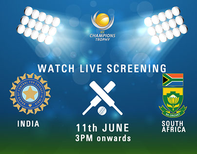 ICC Championship Cricket Tournament Live Screening