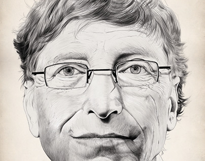 Bill Gates: Digital Drawing