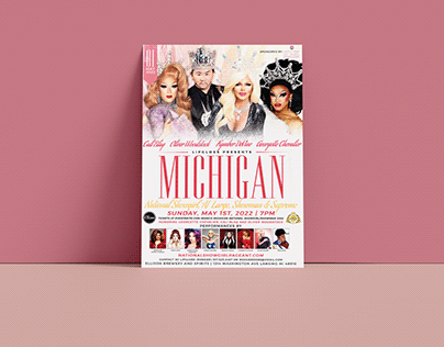 Michigan National Showgirl Pageant Flyer